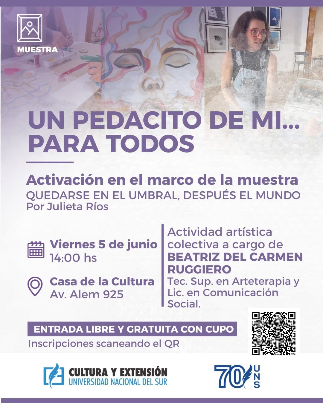 Post 4 by Cultura y Extensión UNS on Instagram (image)