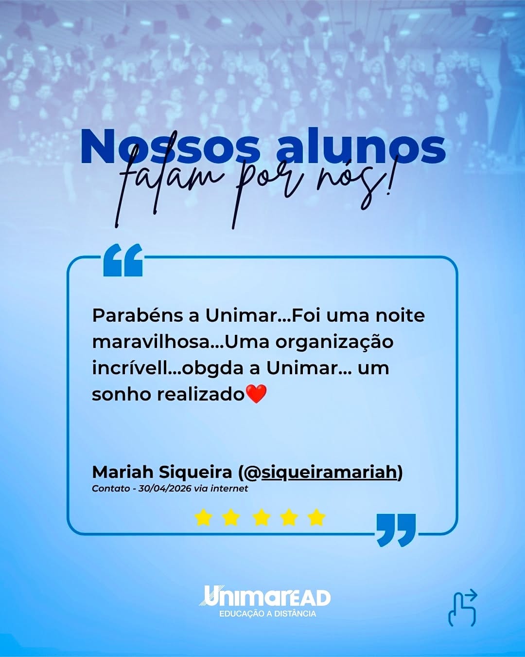 Post 2 by Unimar EAD e Semipresencial on Instagram (carousel)