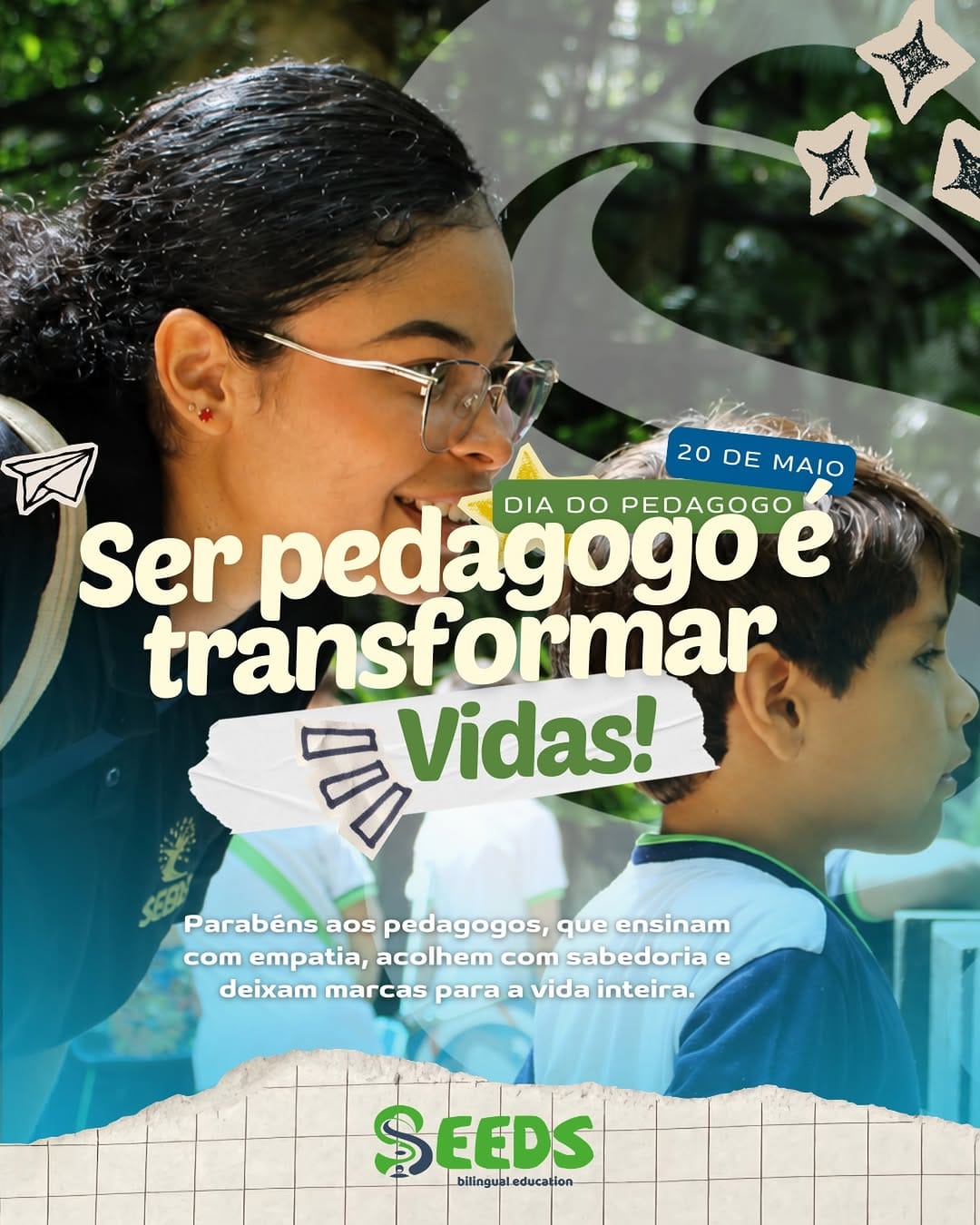 Post 7 by Escola Seeds Bilingual Education on Instagram (image)