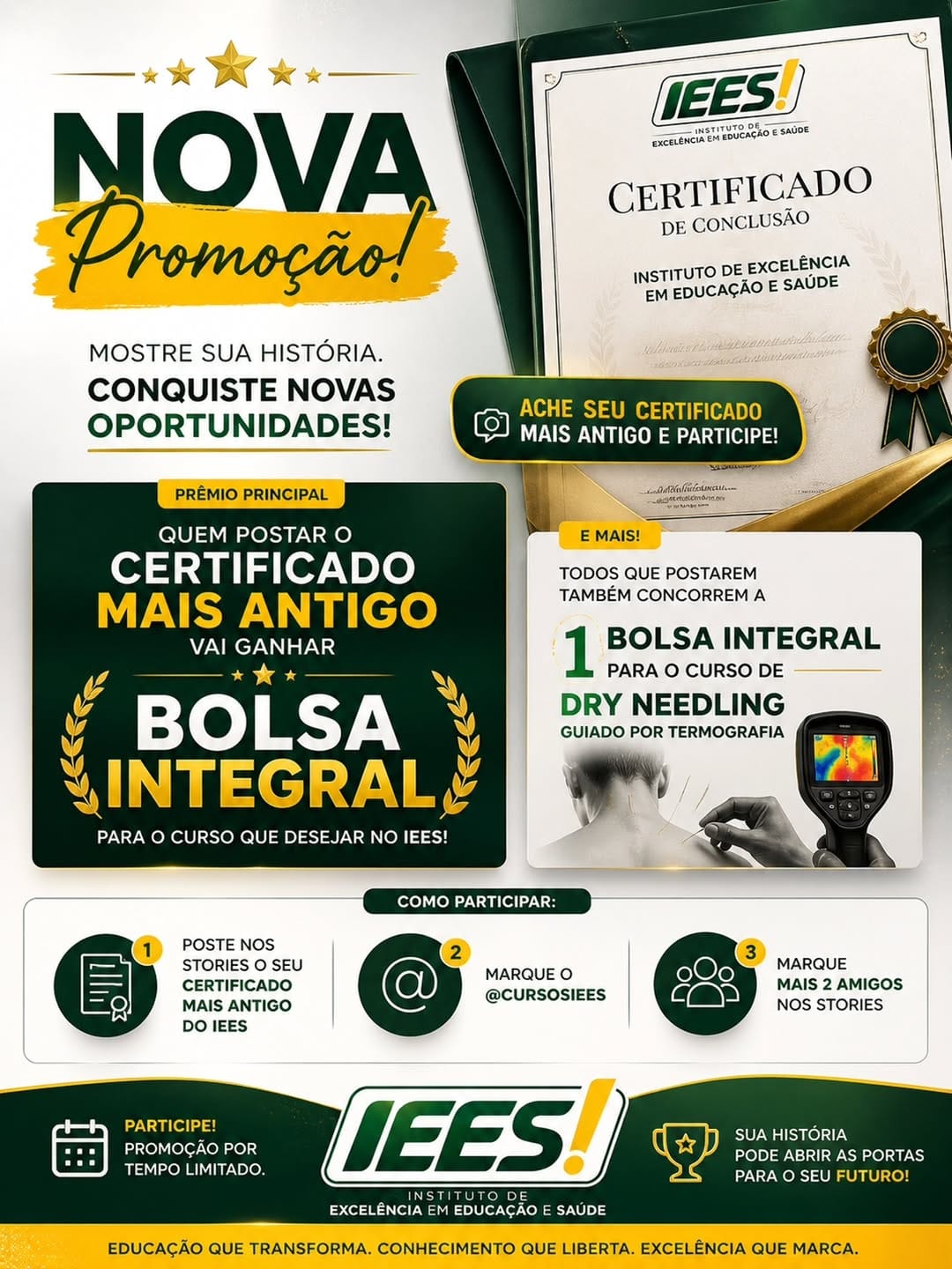 Post 3 by IEES Cursos | Goiânia on Instagram (image)