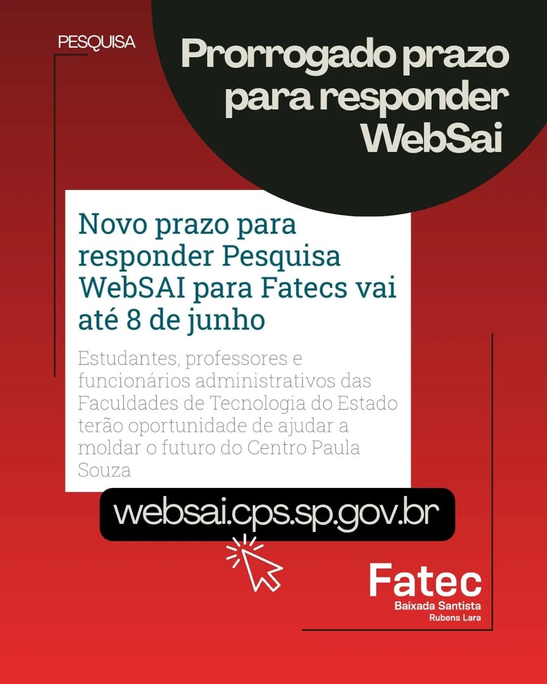 Post 10 by Fatec Baixada Santista Rubens Lara on Instagram (image)