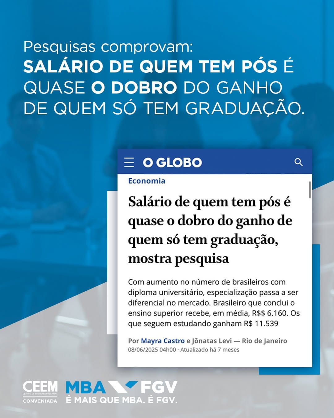 Post 10 by CEEM FGV on Instagram (image)