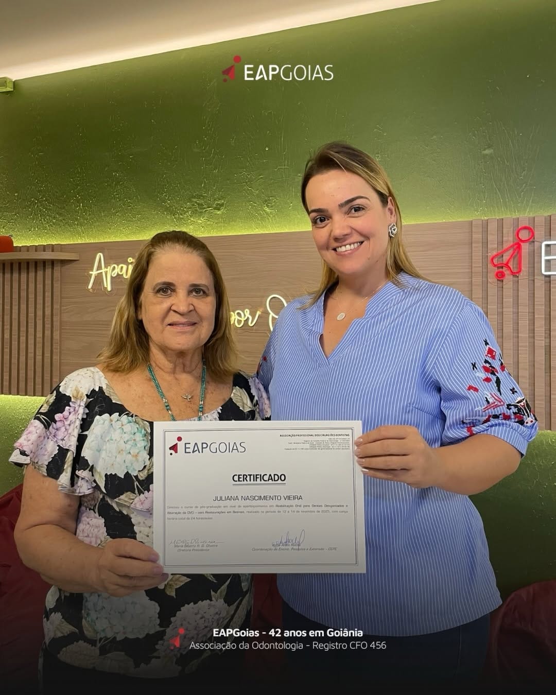 Post 9 by EAP | Pós Graduação Odontologia - 42 anos on Instagram (carousel)