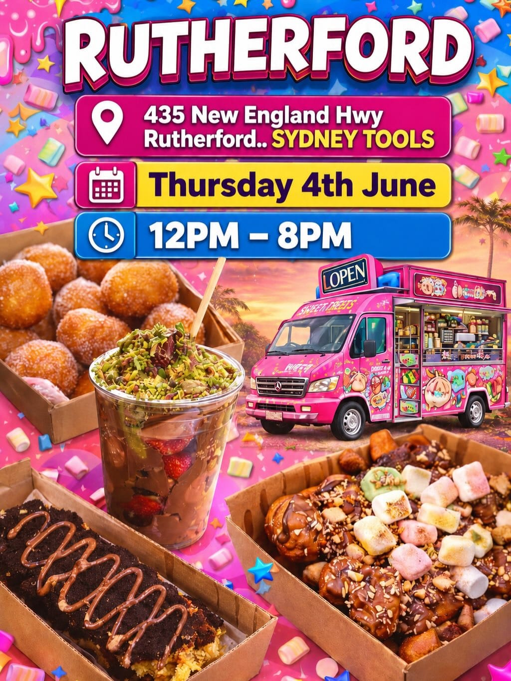 Post 3 by Sweeet Street  - Food Truck on Instagram (carousel)