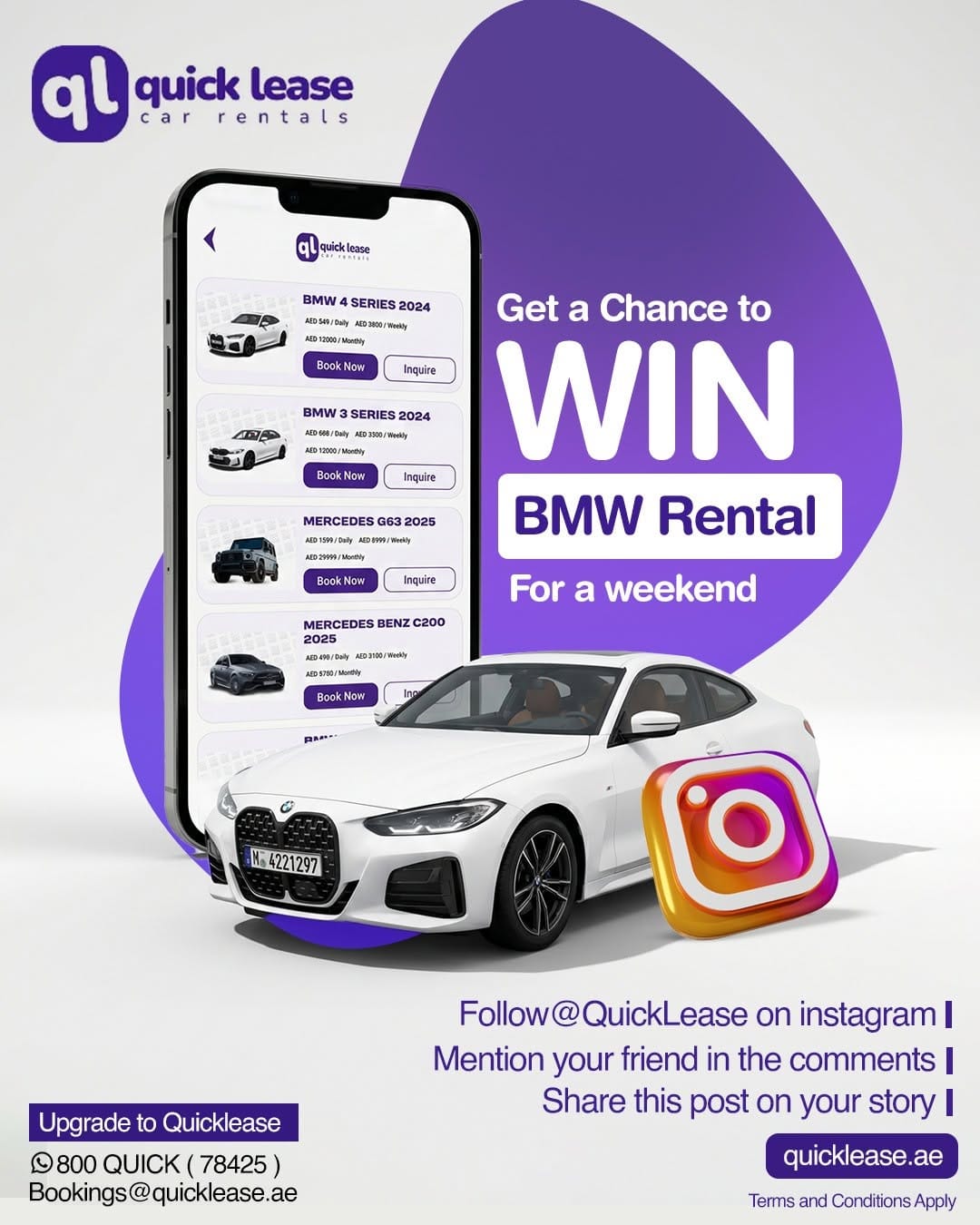 Post 10 by Quick Lease Car Rentals on Instagram (image)