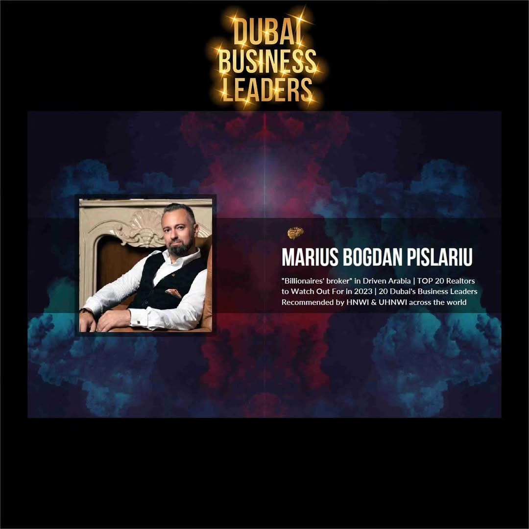 Post 10 by Marius Bogdan Billionaires Broker on Instagram (carousel)