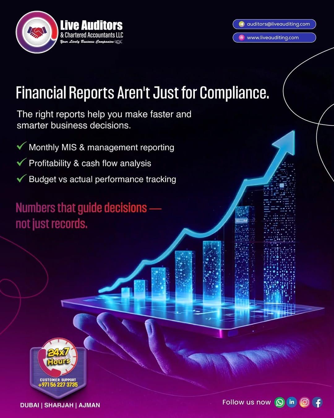 Post 7 by Live Auditors & Chartered Accountants LLC on Instagram (image)