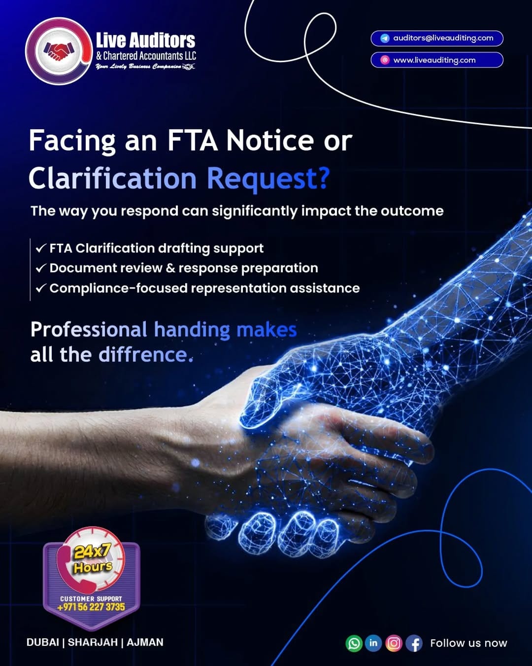 Post 2 by Live Auditors & Chartered Accountants LLC on Instagram (image)
