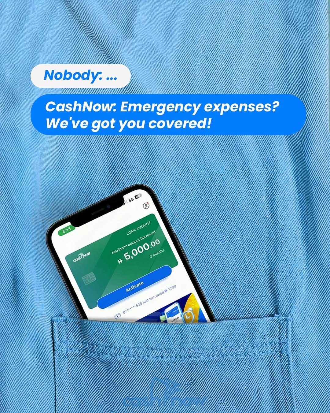 Post 1 by CashNow on Instagram (image)