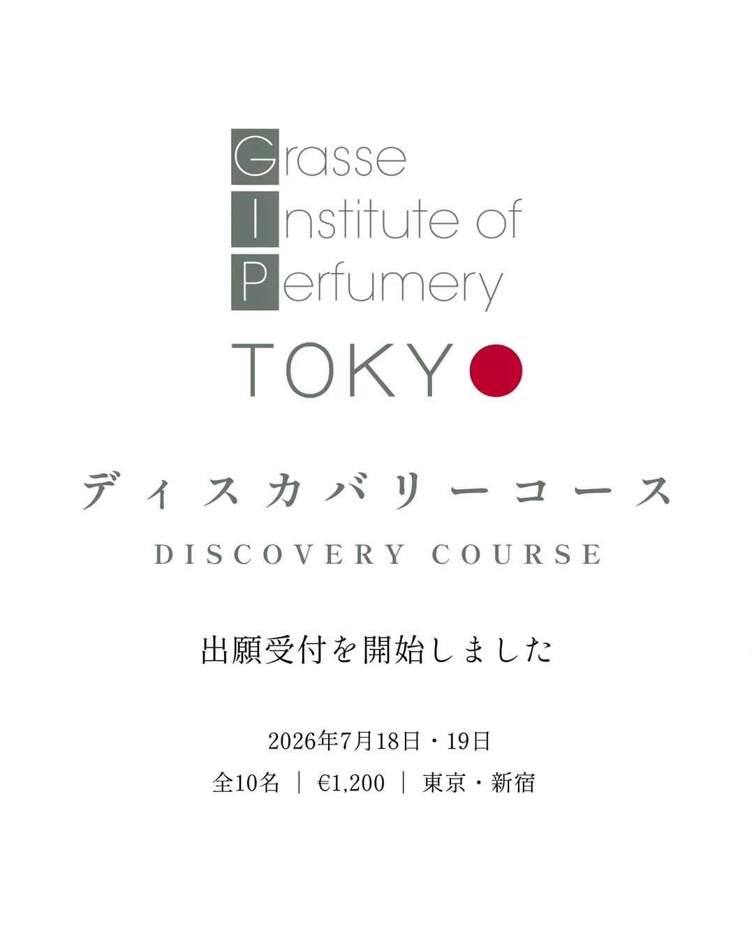 Post 1 by Grasse Institute of Perfumery on Instagram (image)
