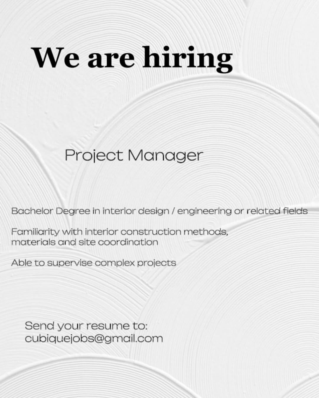 Post 5 by Cubique Design Studio on Instagram (image)
