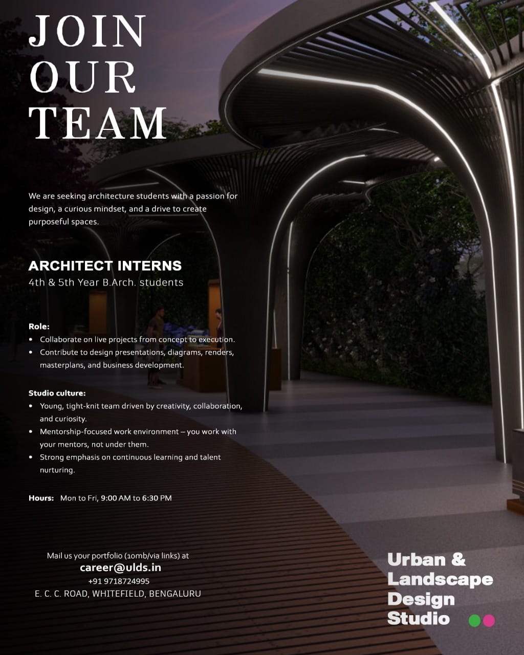 Post 5 by Urban & Landscape Design Studio on Instagram (image)