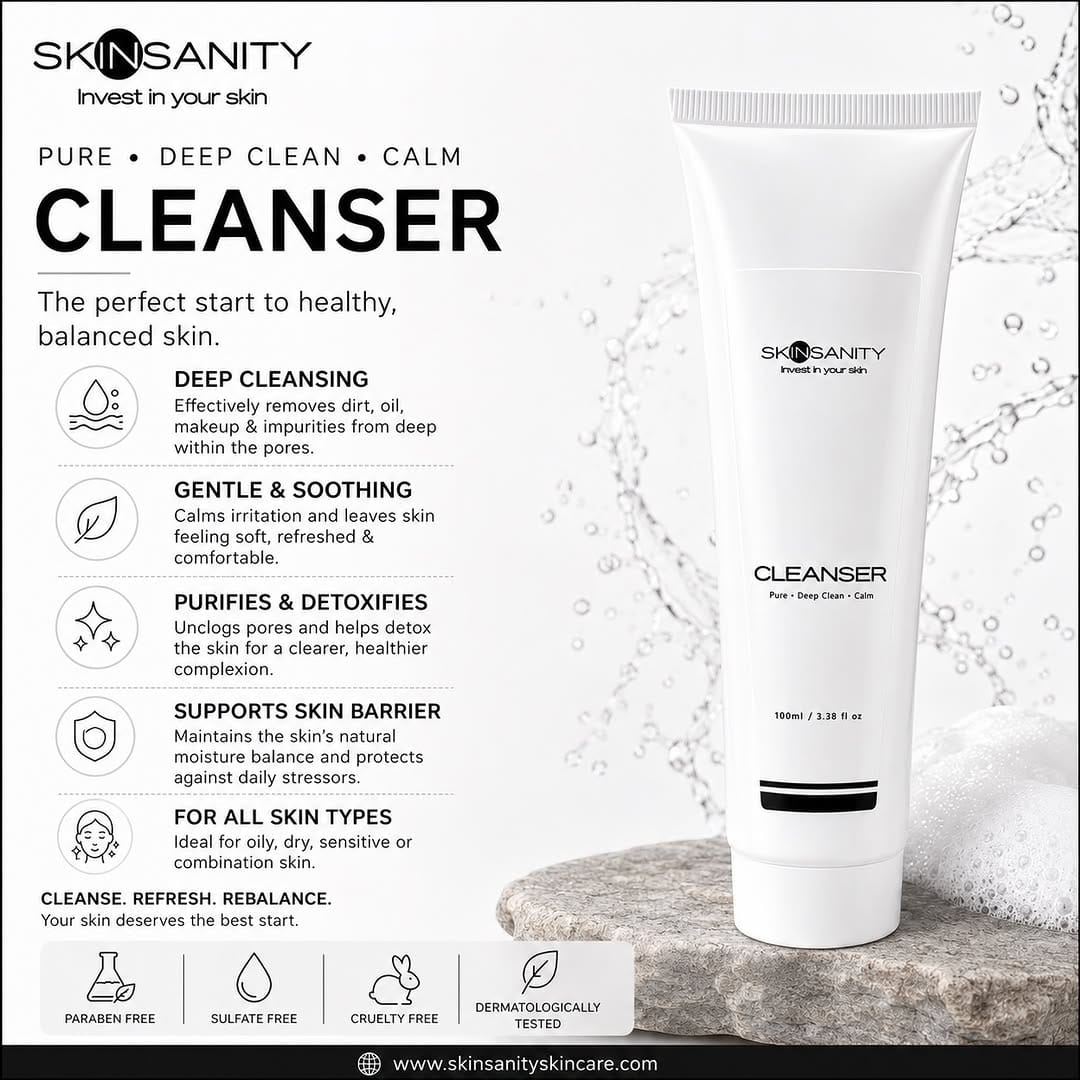 Post 6 by SKINSANITY Cosmetic Skincare Products on Instagram (image)