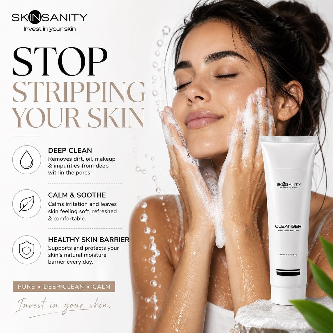 Post 5 by SKINSANITY Cosmetic Skincare Products on Instagram (image)
