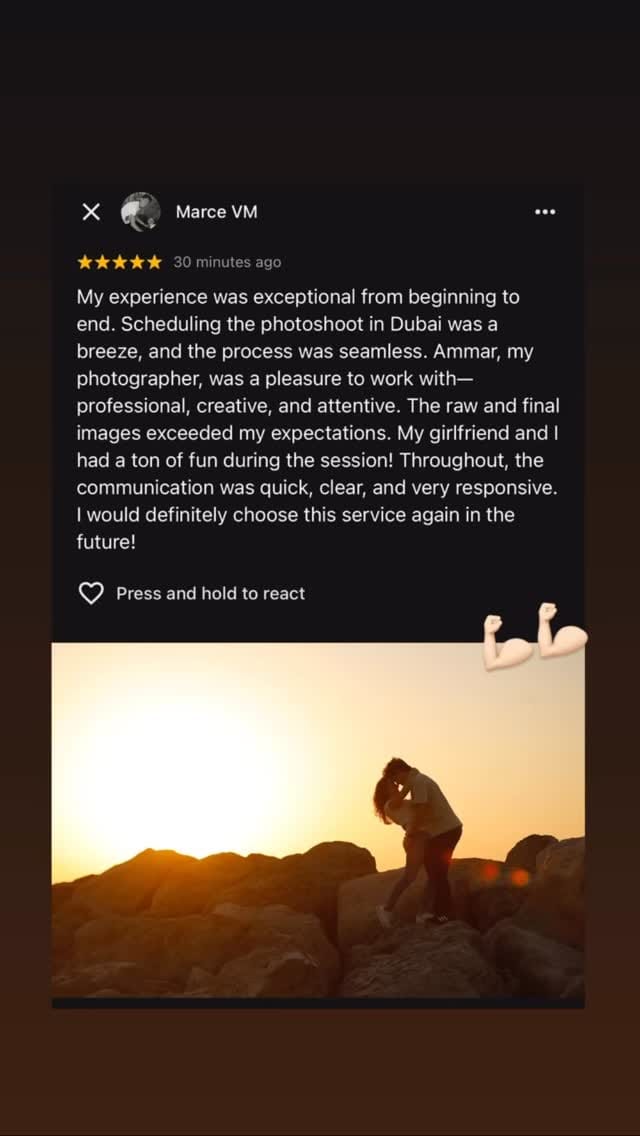 Post 9 by Ammar Hisham Photography on Instagram (video)