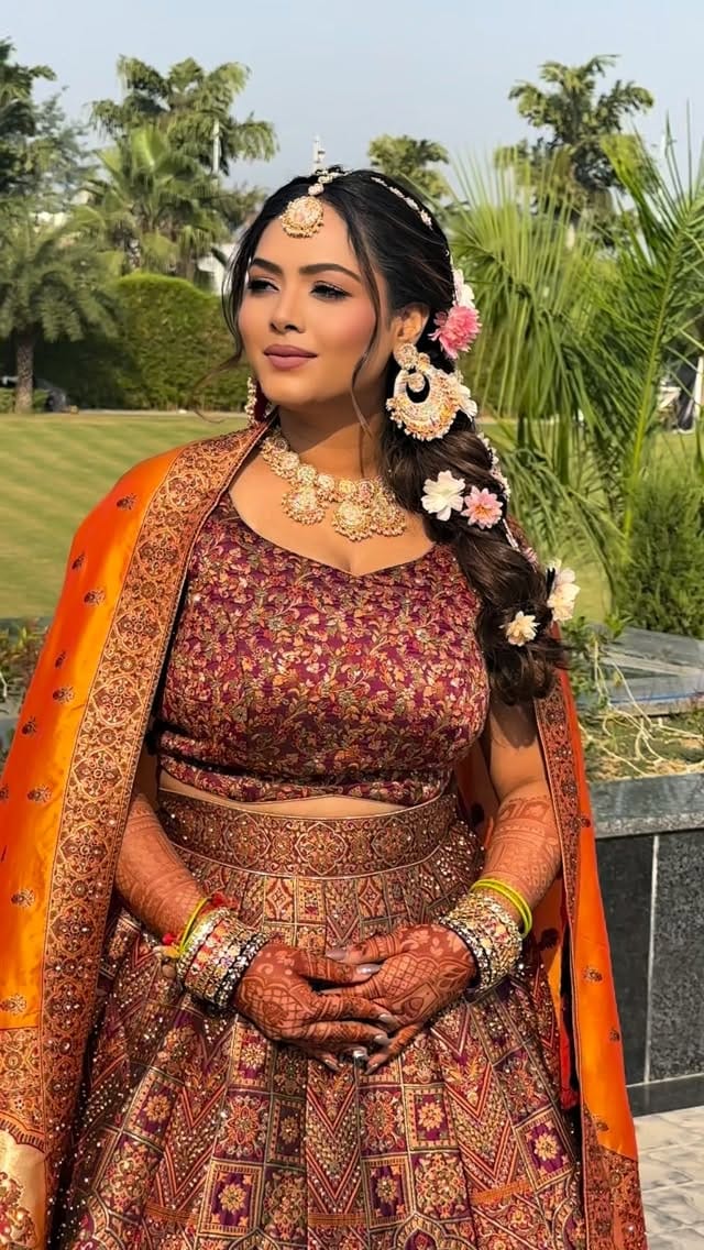Post 7 by ✨Luxury Bridal Makeup | By Simran Mahajan on Instagram (video)
