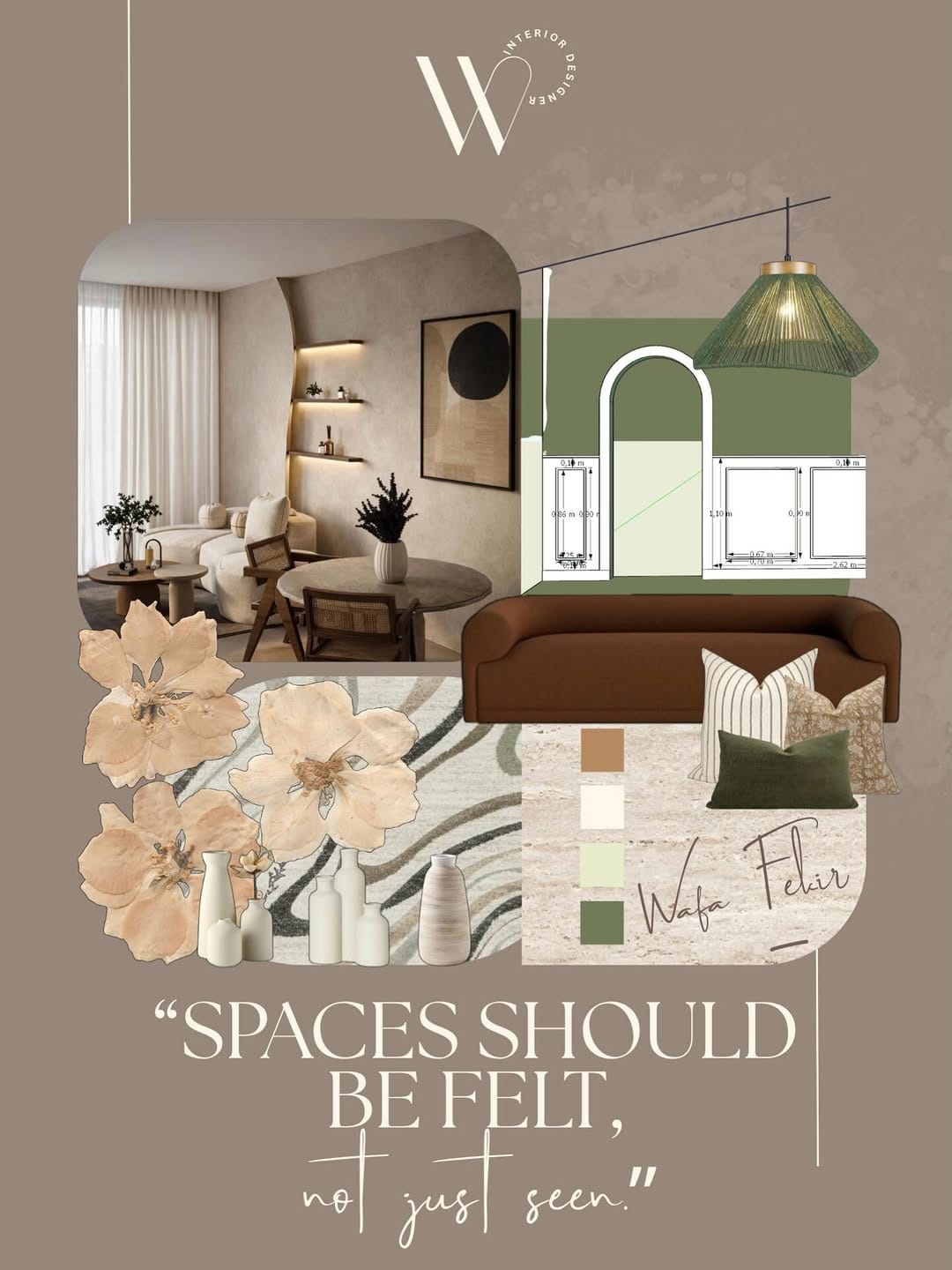 Post 9 by Wafa Fekir | Interior designer on Instagram (image)