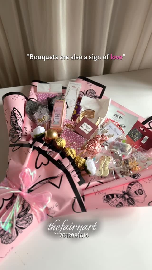 Post 3 by Savethedate | Hampers | bouquets BY FAAM on Instagram (video)