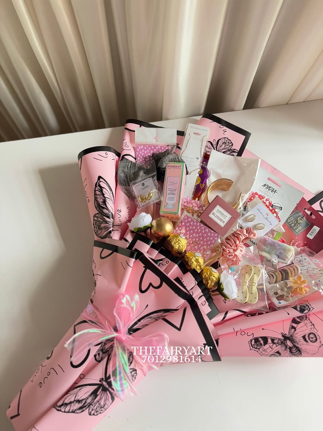 Post 2 by Savethedate | Hampers | bouquets BY FAAM on Instagram (carousel)