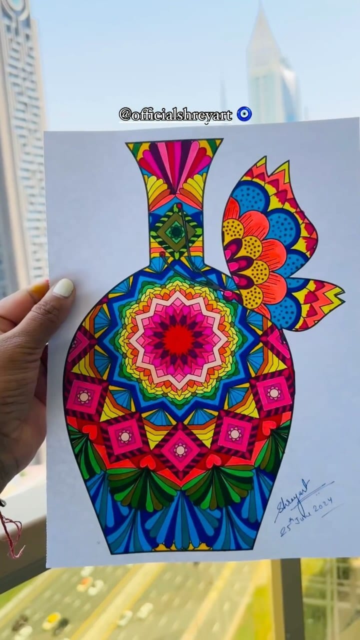 Post 4 by ShreyArt by Shreya Gupta 🧜🏻‍♀️ on Instagram (video)