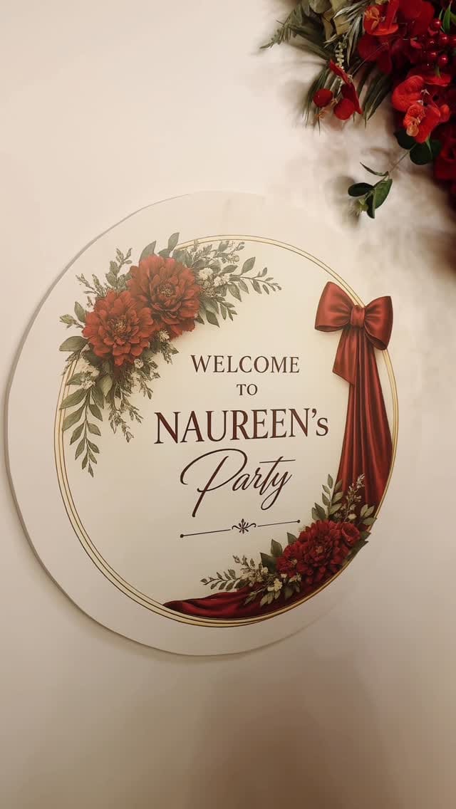 Post 2 by Fancy Hobbies Luxury Events by Aisha Uzair on Instagram (video)