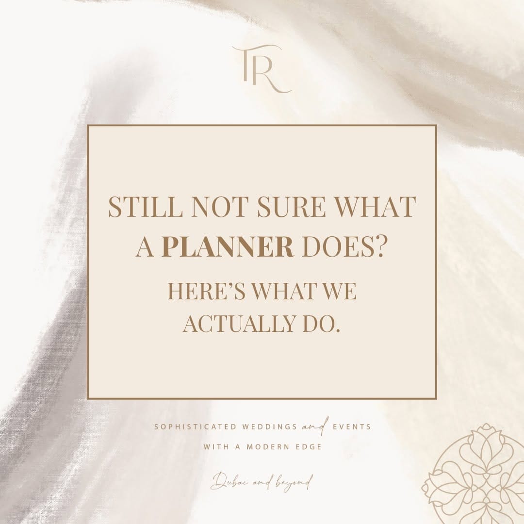 Post 6 by Dubai Wedding Planner | Educator on Instagram (carousel)