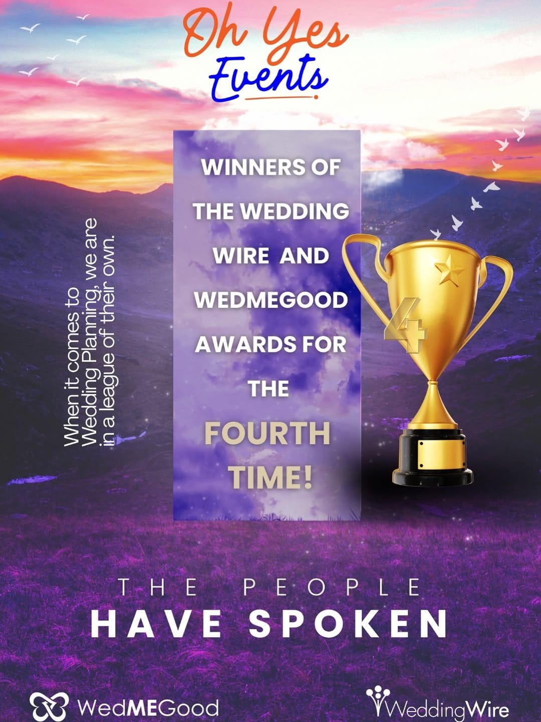 Post 8 by Oh Yes Events ™️ on Instagram (image)