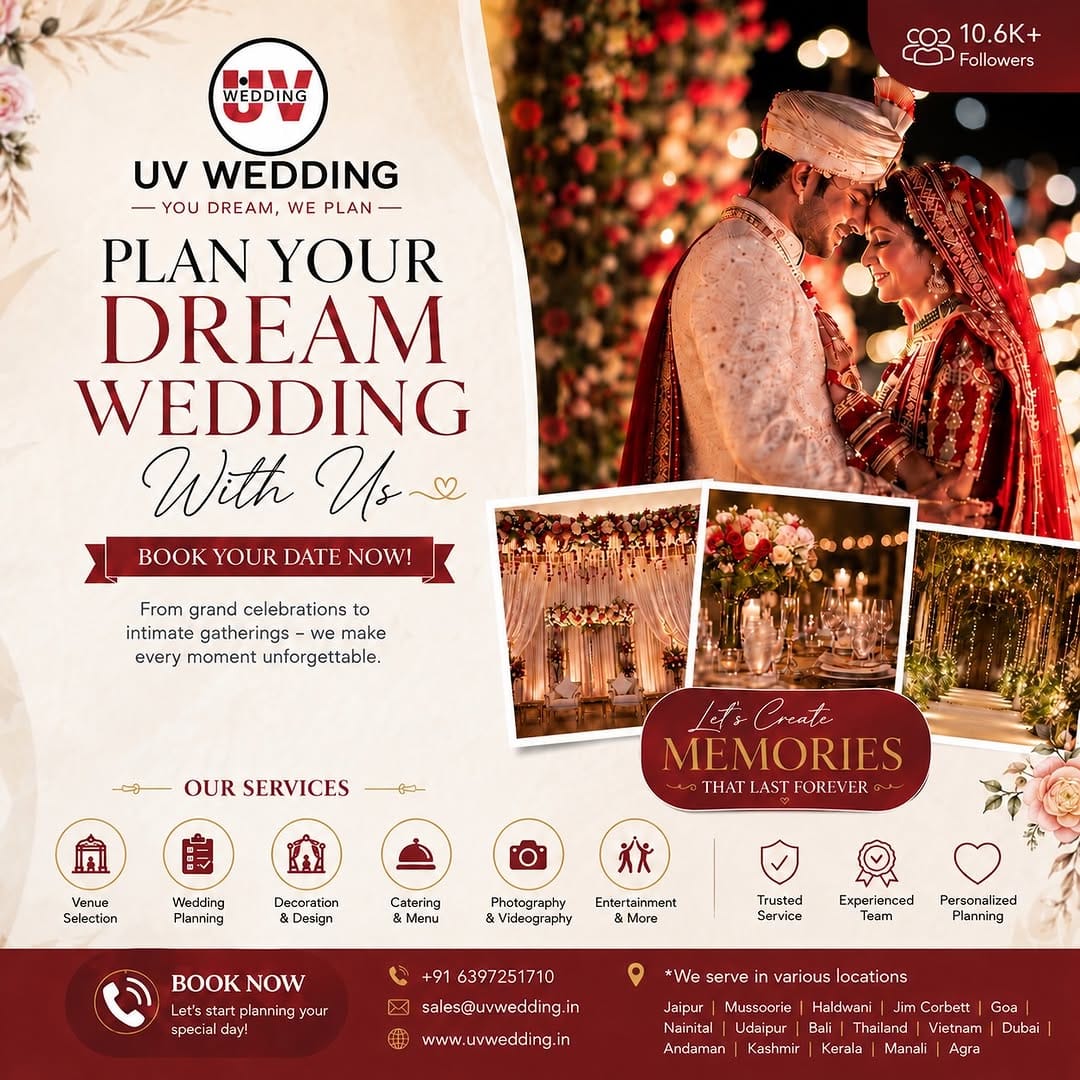 Post 1 by Uv Wedding on Instagram (image)