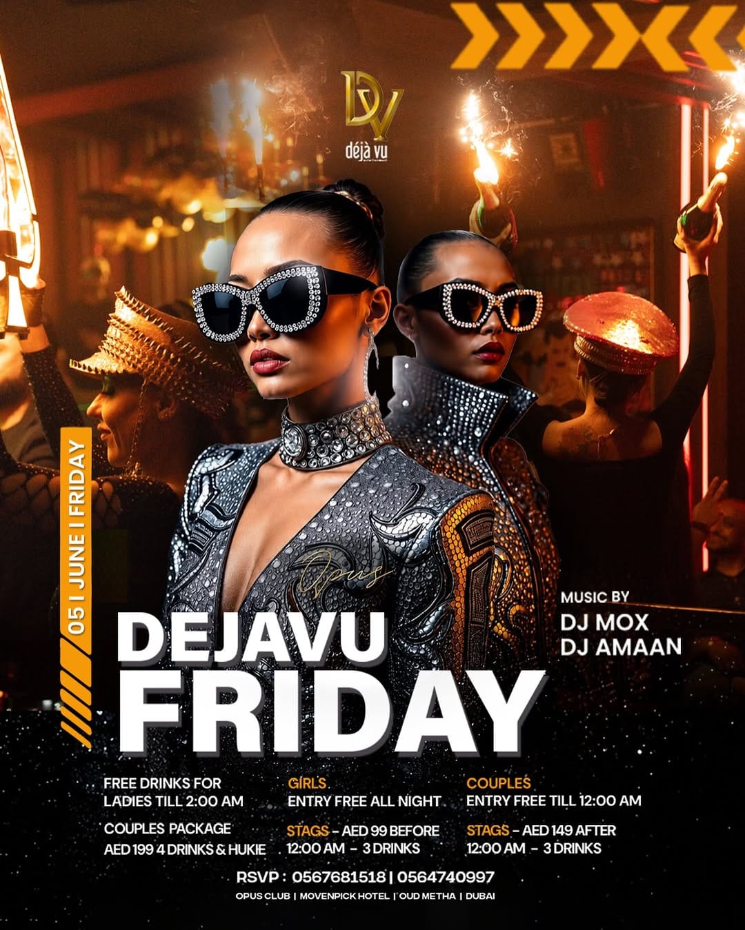Post 6 by Dejavu Entertainment & Events on Instagram (image)