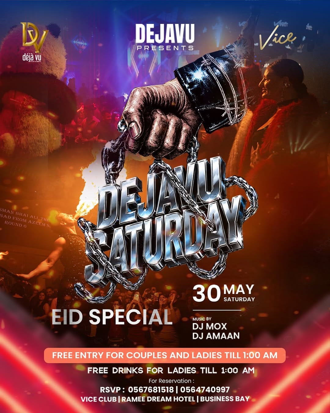 Post 10 by Dejavu Entertainment & Events on Instagram (image)