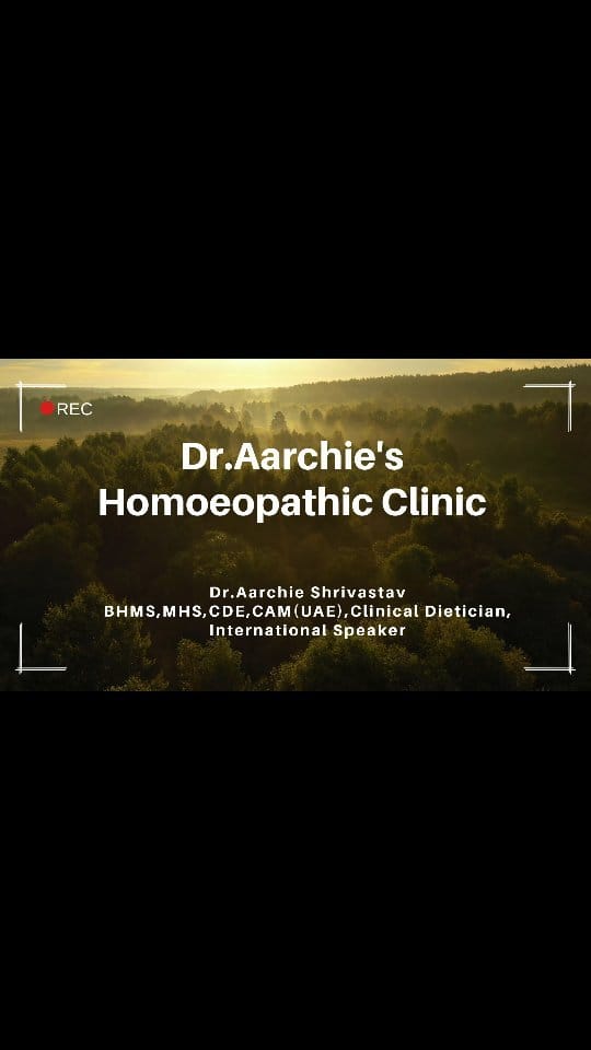 Post 4 by DR. AARCHIE SHRIVASTAV | Homoeopath on Instagram (video)