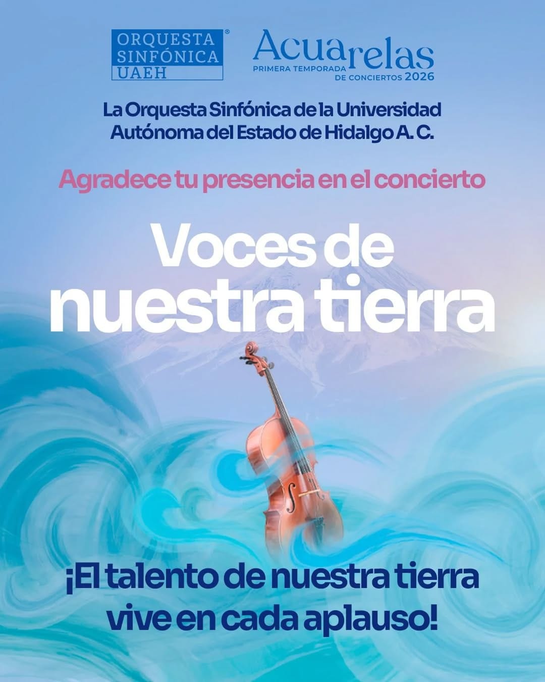 Post 2 by Orquesta Sinfónica UAEH A.C. on Instagram (image)
