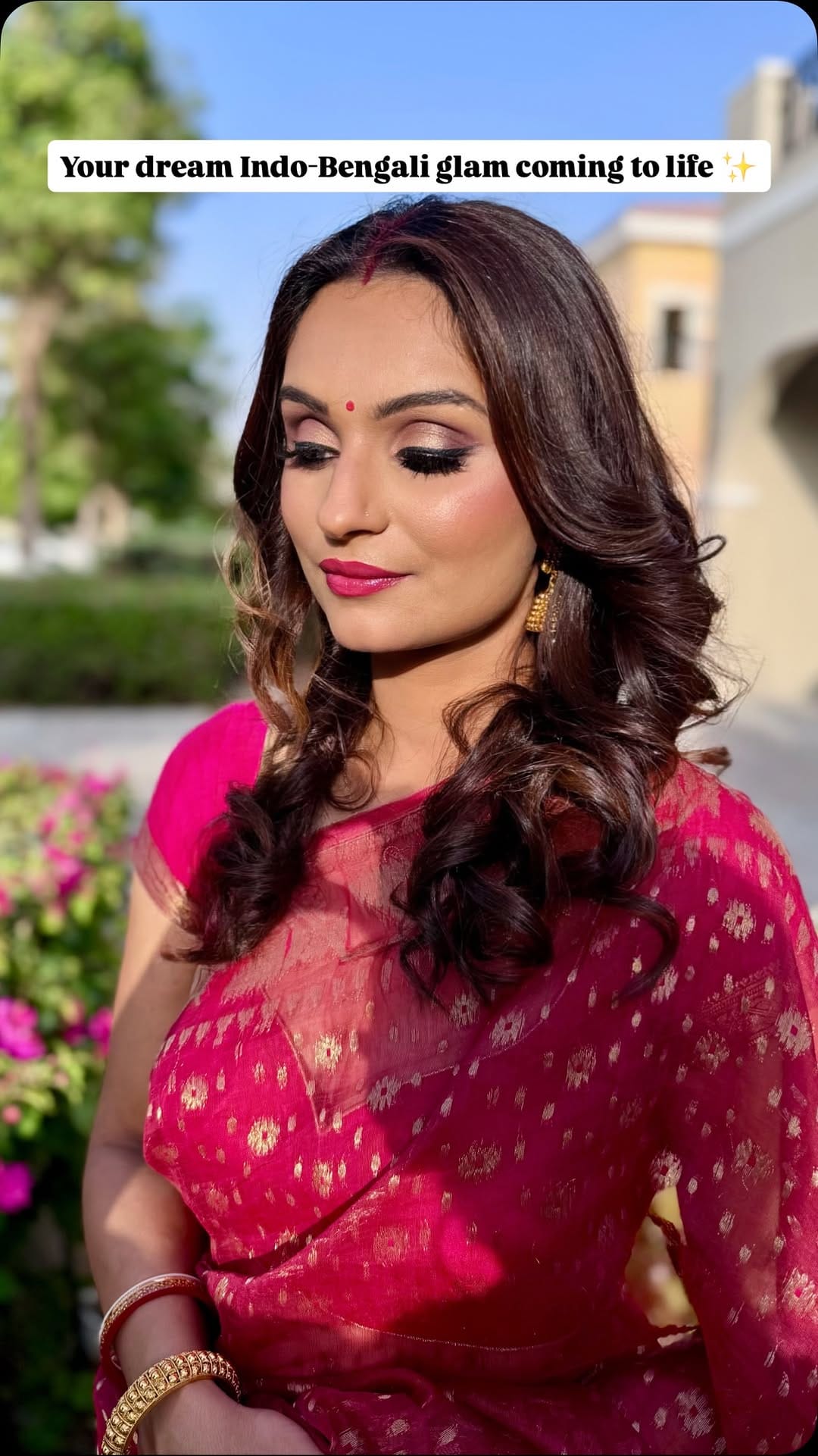 Post 9 by Dubai Makeup Artist Nattasha on Instagram (video)