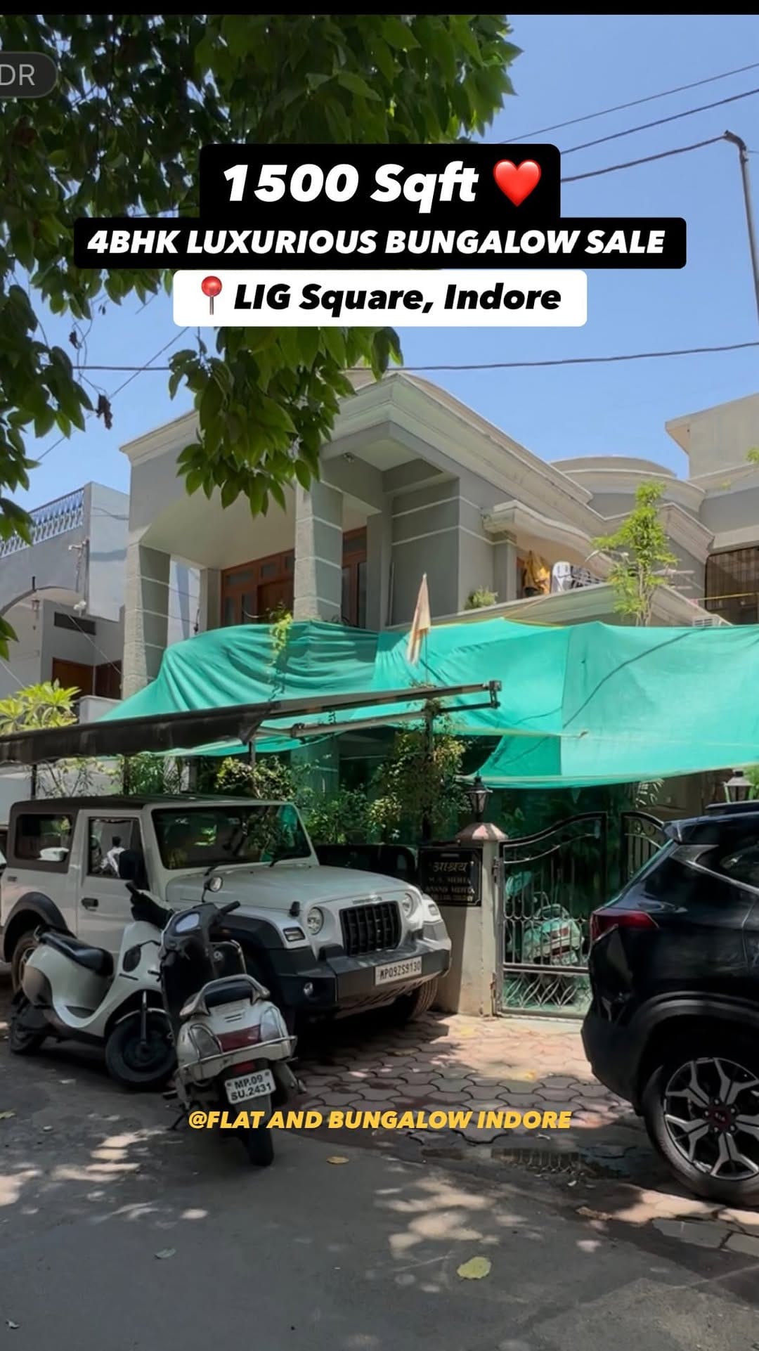 Post 4 by FLATS AND BUNGALOWS INDORE on Instagram (video)