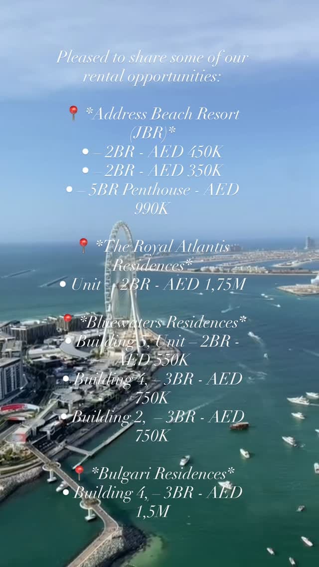 Post 5 by The Noble House Real Estate Dubai on Instagram (video)