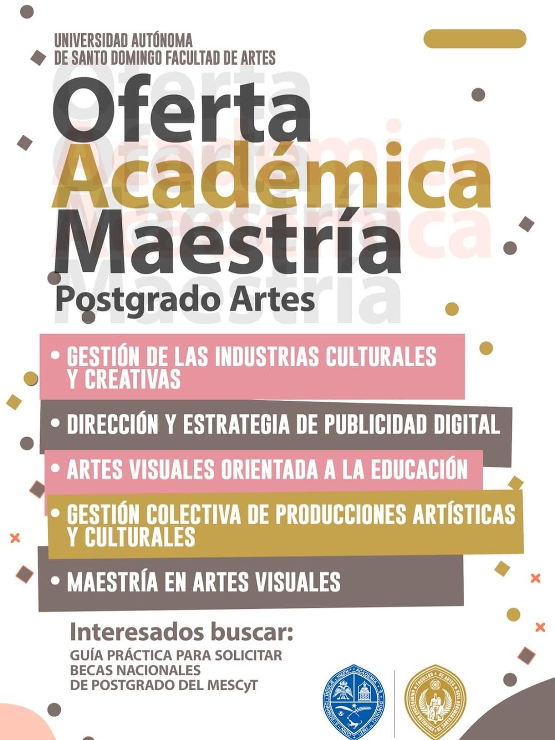 Post 1 by Postgrado UASD • Vicerrectoría de Investigación y Postgrado on Instagram (image)