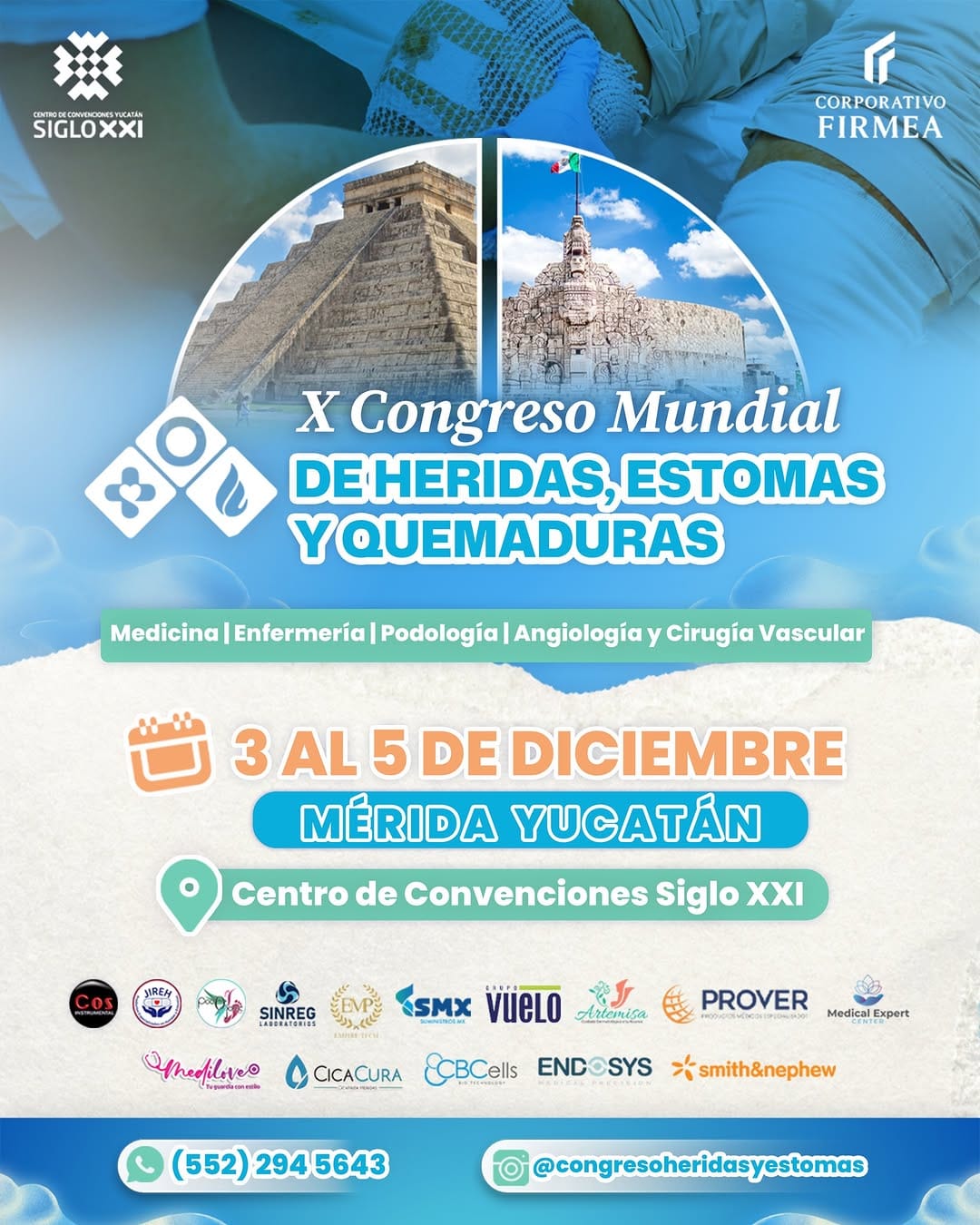 Post 5 by Congreso de Heridas, Estomas y Quemaduras on Instagram (image)