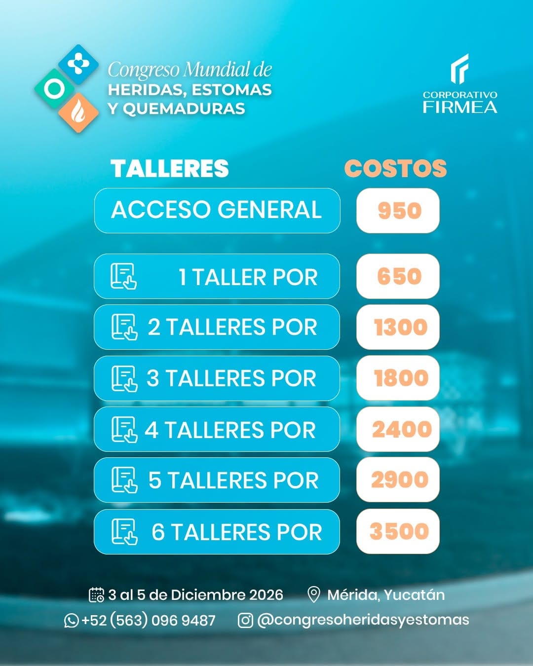 Post 10 by Congreso de Heridas, Estomas y Quemaduras on Instagram (image)