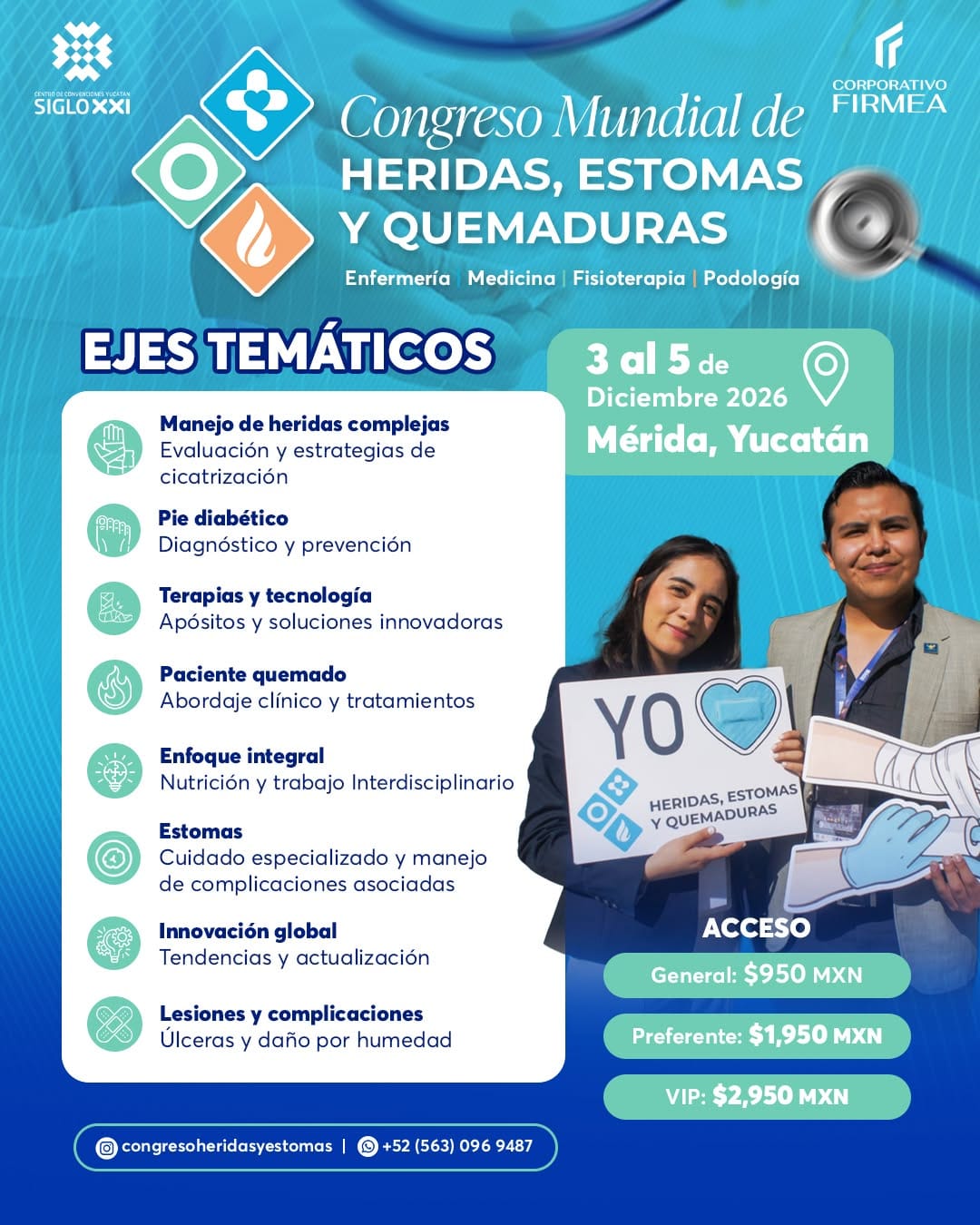 Post 6 by Congreso de Heridas, Estomas y Quemaduras on Instagram (image)