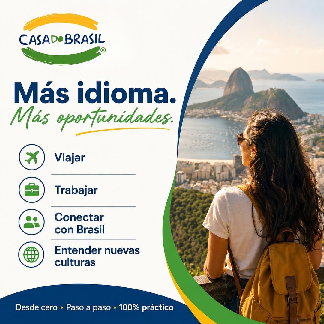 Post 7 by Casa do Brasil Cursos de Portugués on Instagram (image)