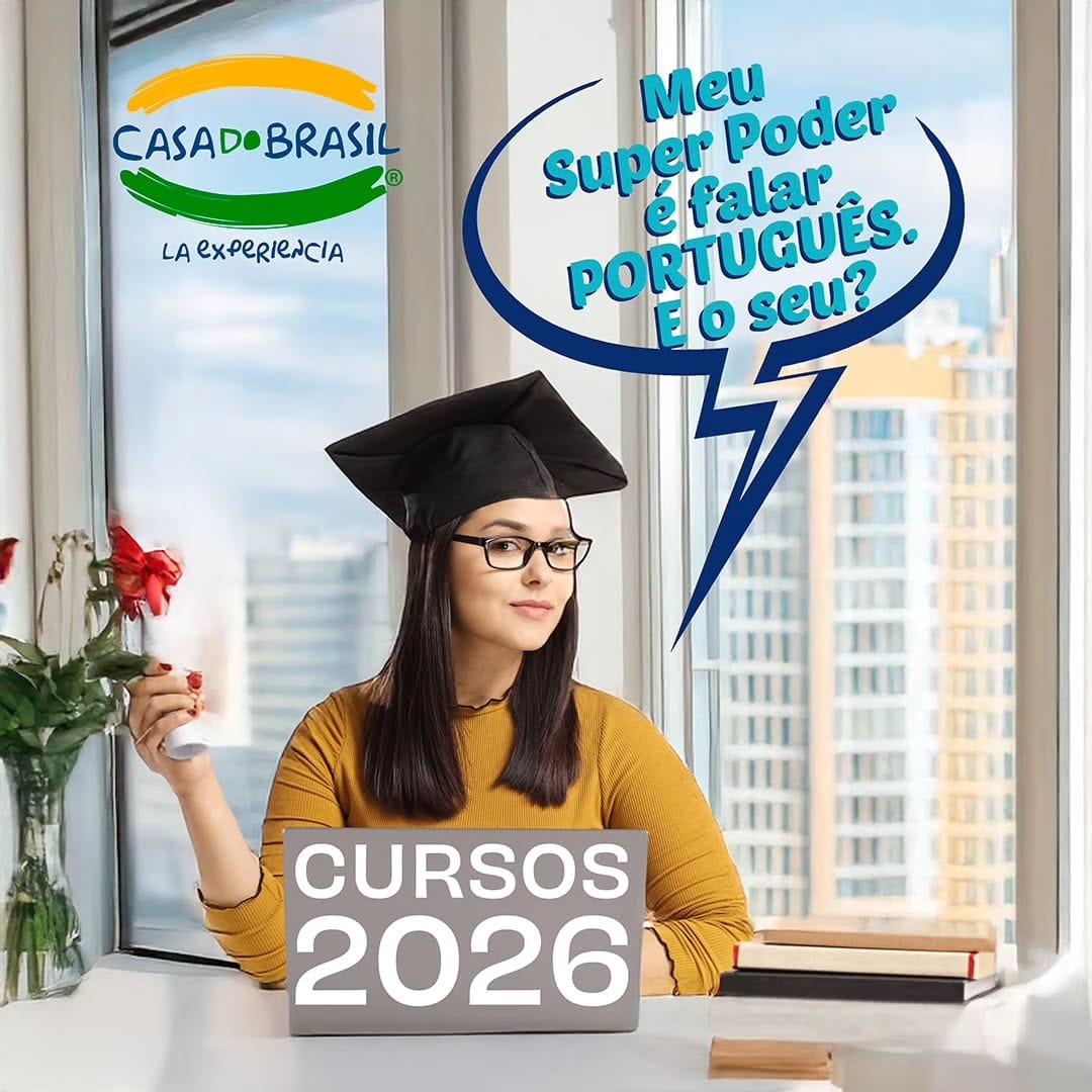 Post 8 by Casa do Brasil Cursos de Portugués on Instagram (image)