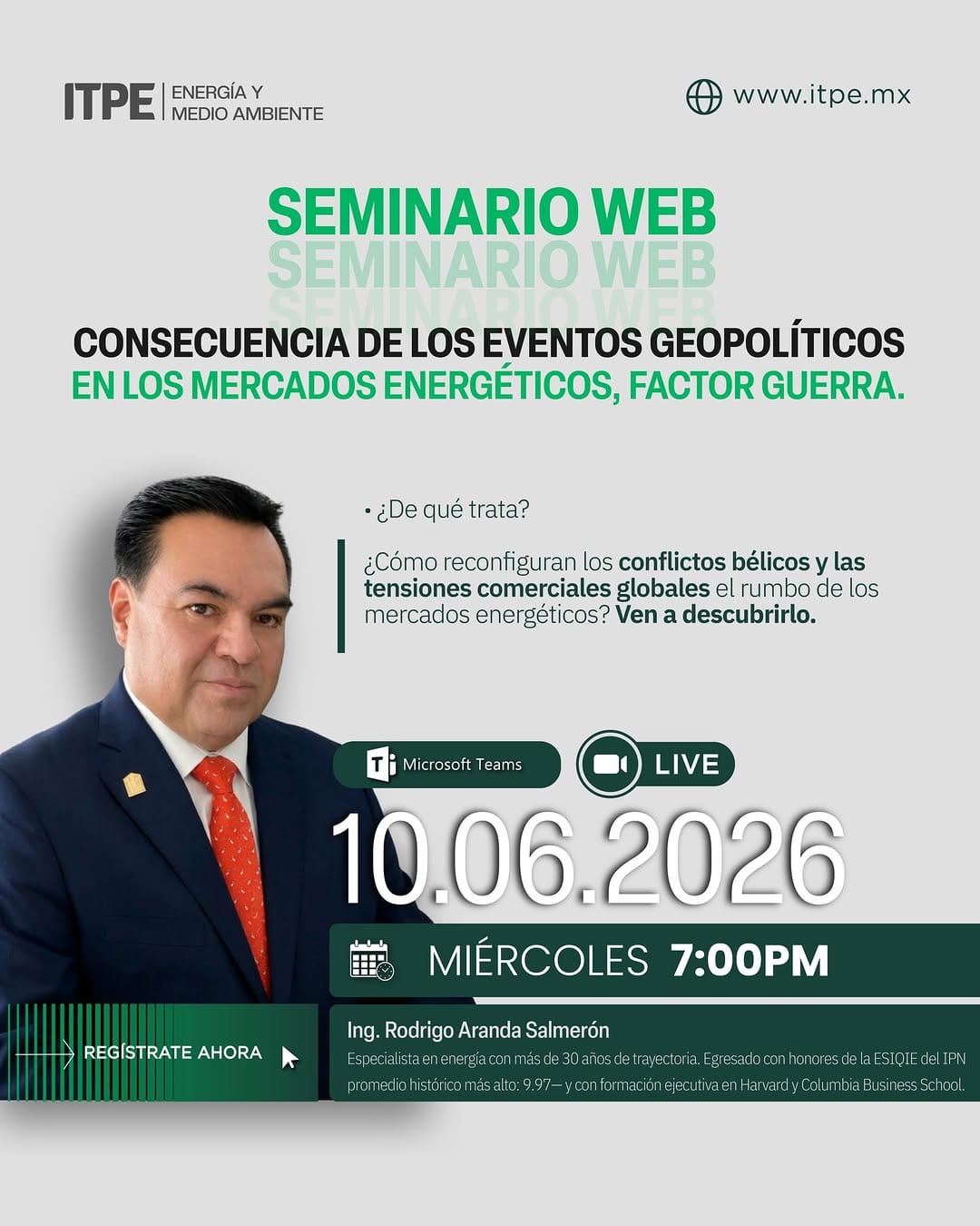 Post 7 by ITPE Energía y Medio Ambiente on Instagram (image)