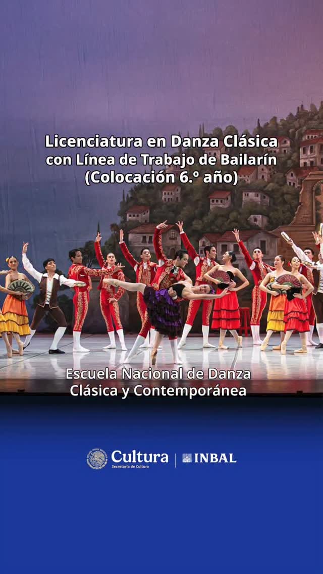 Post 10 by Escuela Nacional de Danza Clásica y Contemporánea del INBAL on Instagram (video)