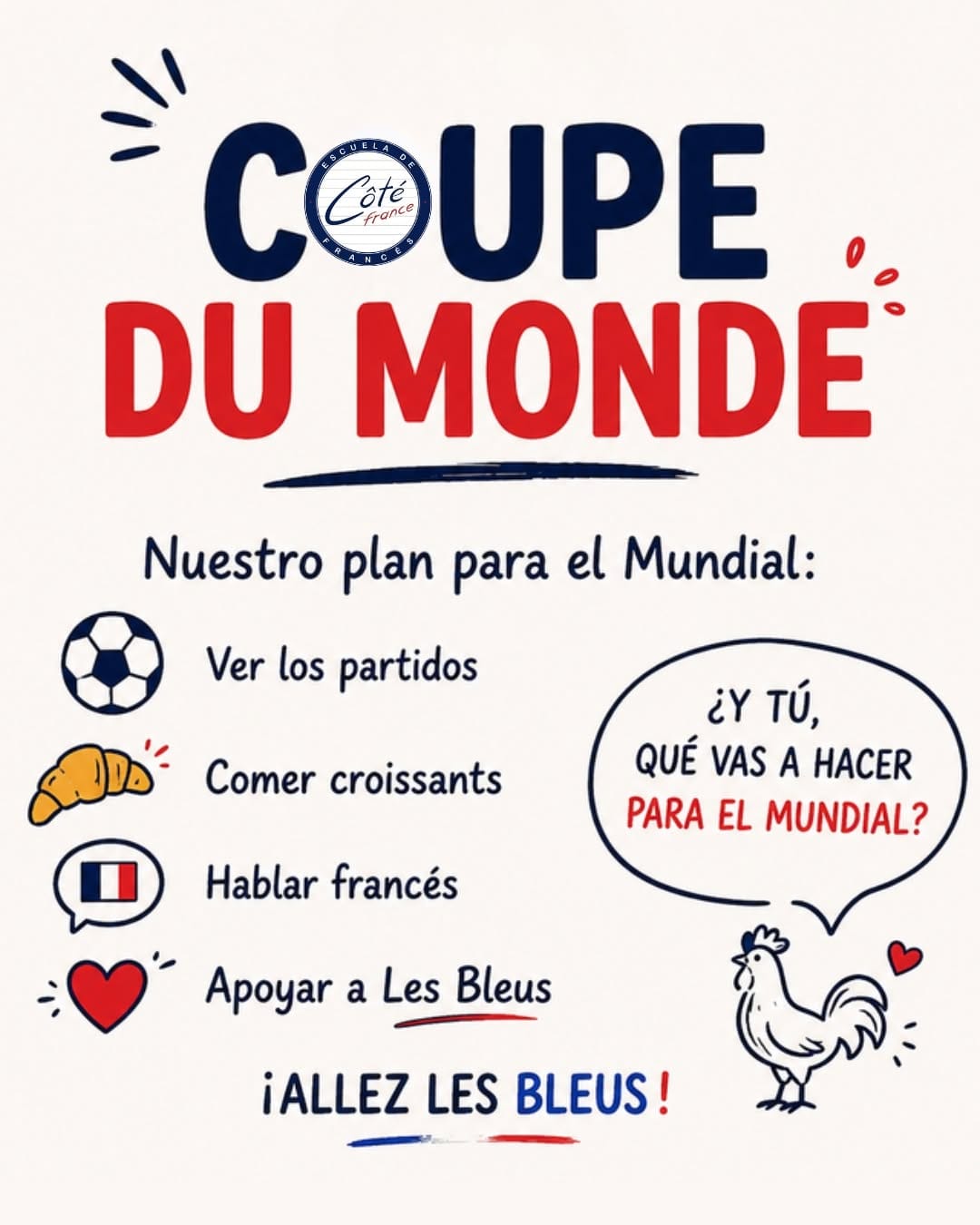 Post 7 by Côté France | Escuela de francés on Instagram (image)