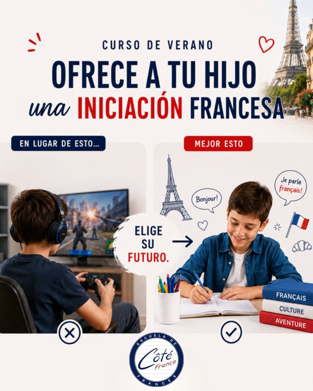 Post 5 by Côté France | Escuela de francés on Instagram (image)