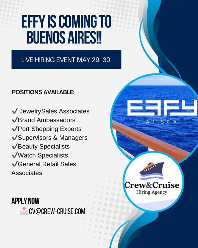 Post 1 by Crew & Cruise - Recruiting for Cruises, Hotels & Tourism on Instagram (video)