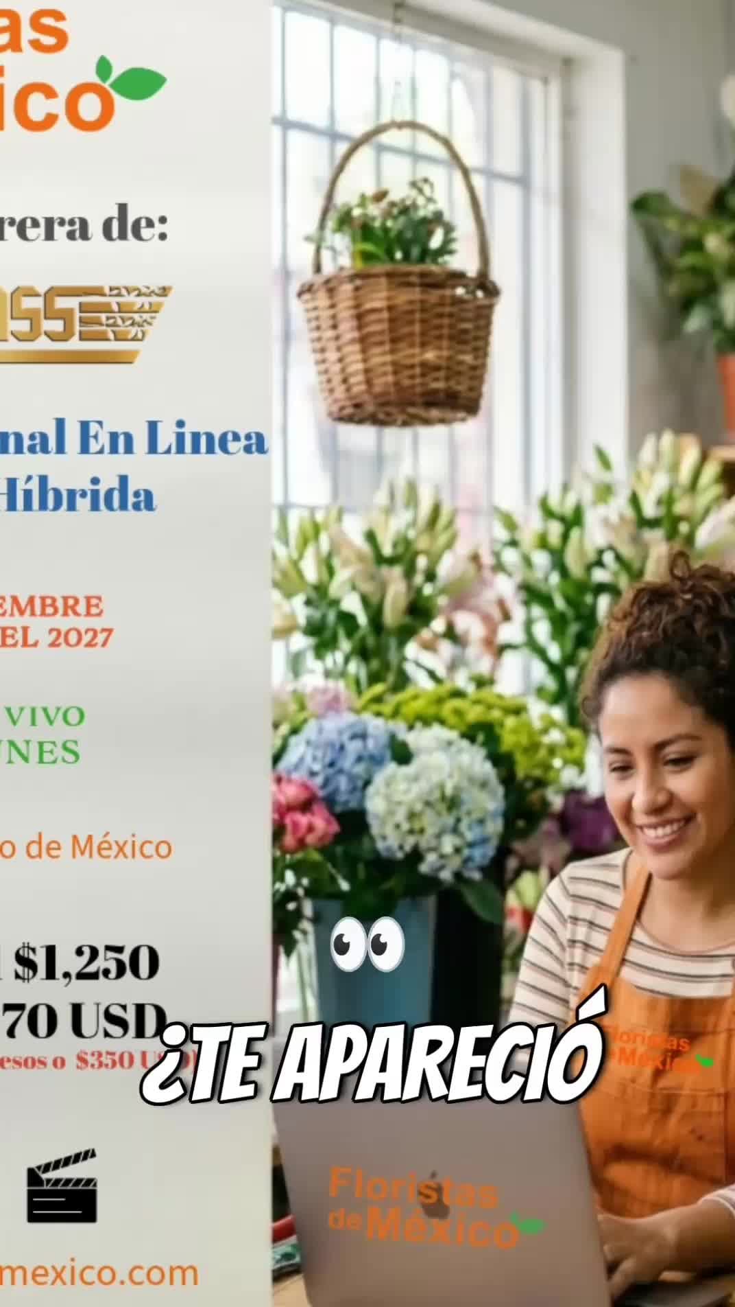Post 1 by Floristas de Mexico on Instagram (video)