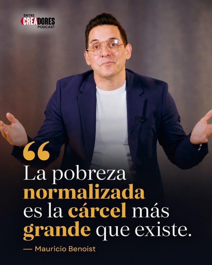 Post 3 by Entre Creadores | Podcast con Mauricio Benoist on Instagram (image)