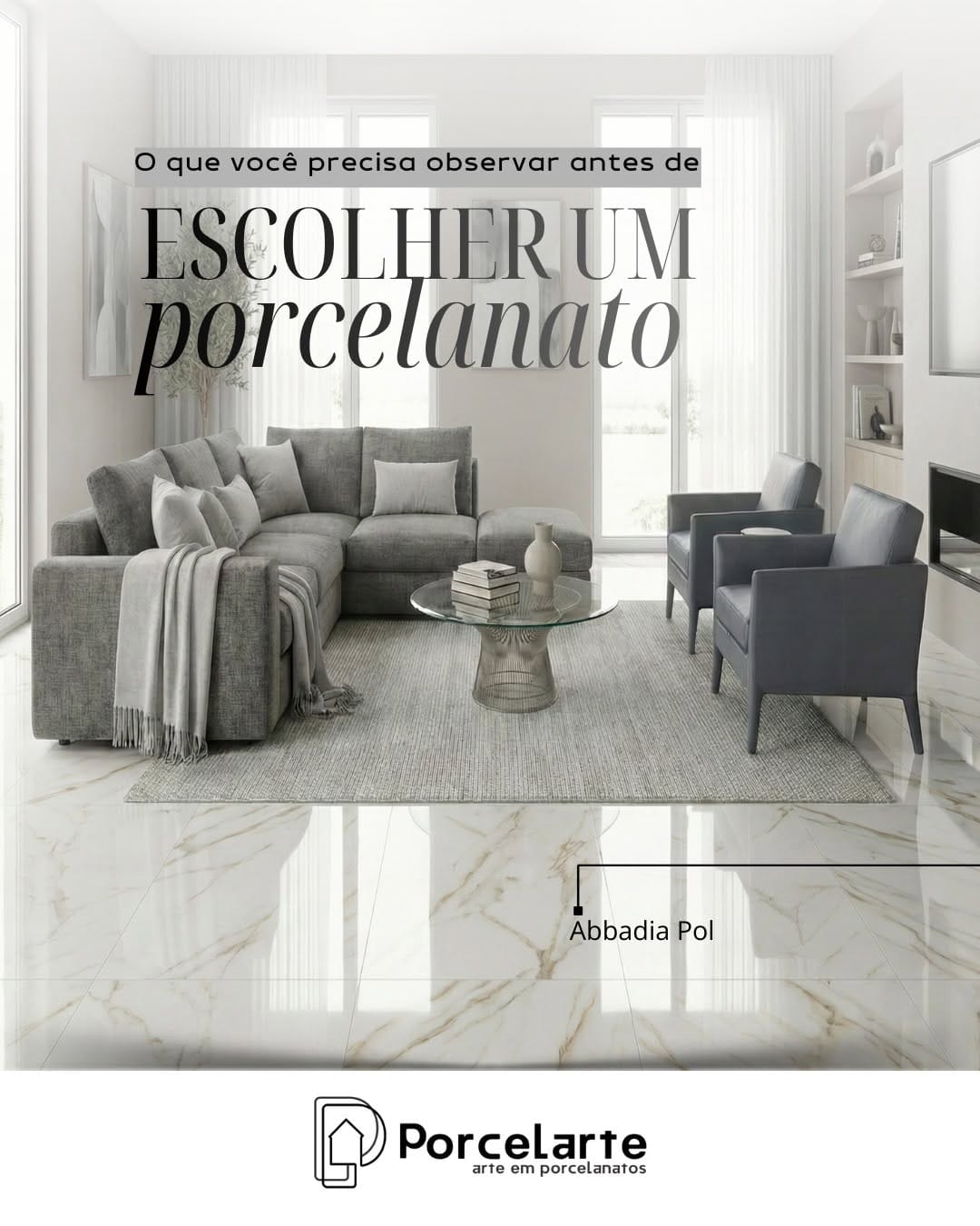 Post 10 by Porcelarte Porcelanatos on Instagram (image)