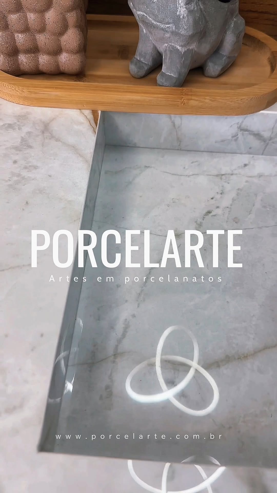 Post 3 by Porcelarte Porcelanatos on Instagram (video)